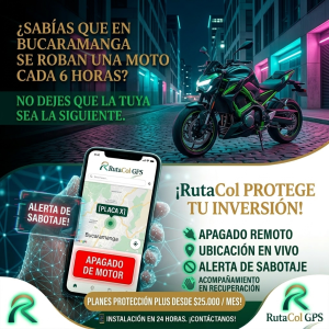 Suscripción Mensual: Rutacol Moto 🏍️